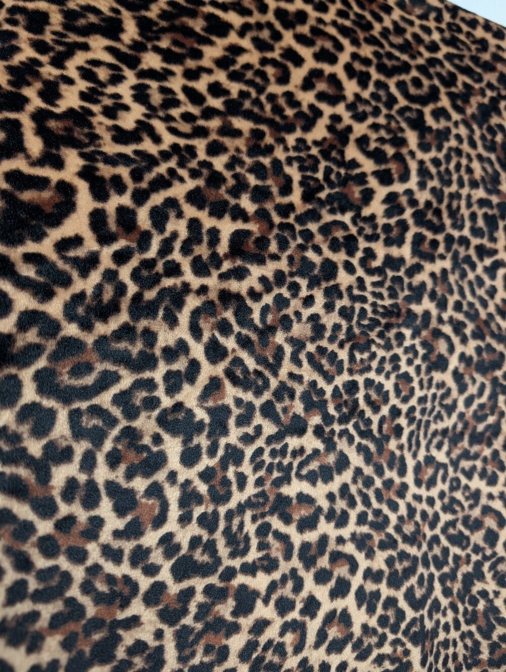 JoySpun Women's Leopard Print Plush Pajama Top Size 3X 22W-24W Soft Button Up - Picture 6 of 9